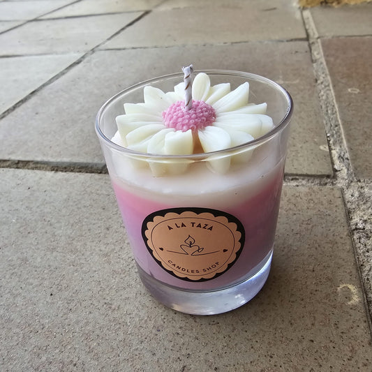 Vela "Explosión floral"